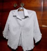 Camisa Feminina Em Crepe De Seda P