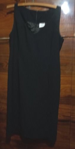 Vestido Tubinho Preto Tamanho 42, Forrado Marca Privilegio